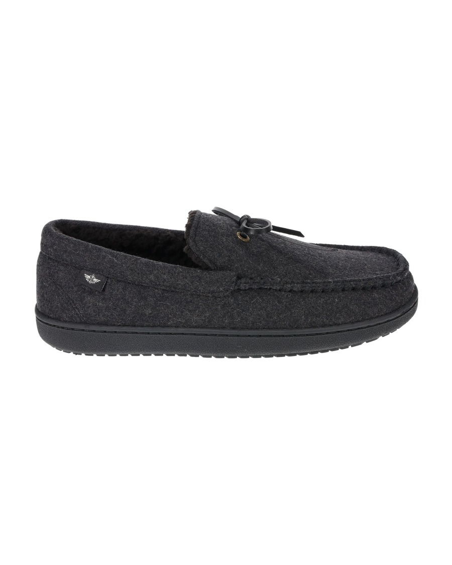 (image for) Practical Microsuede Boater Moccasin Slippers